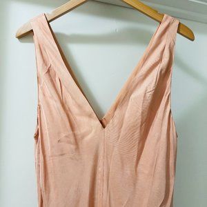 FRAME Savannah Dress Pink Clay XL